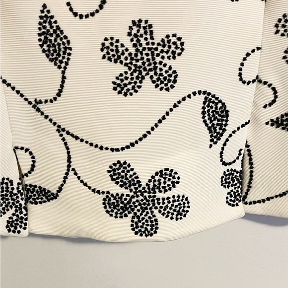 Sz 14W Alexandra Michaels  vest white & black - Picture 3 of 8